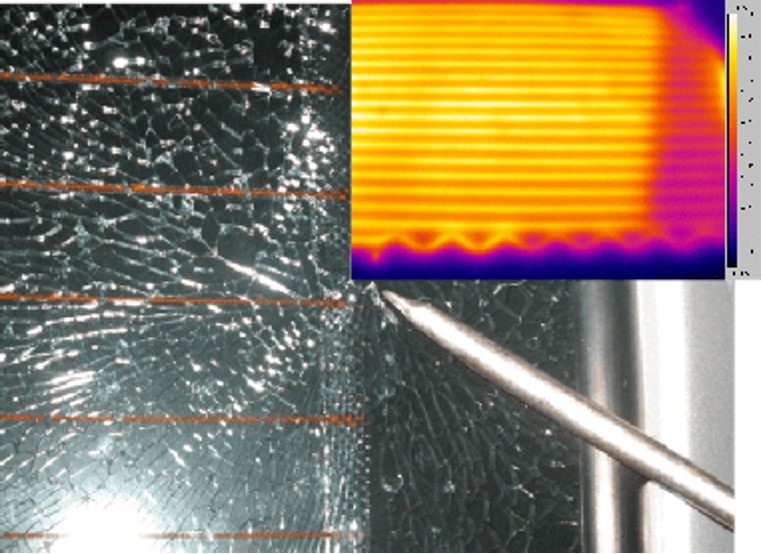 Spontaneous fracture of hatchback window glass